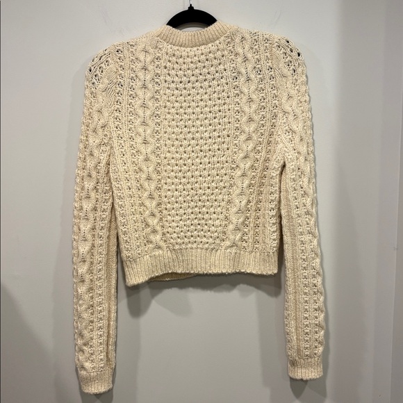 Wilfred Adley Cream Cable Knit Cardigan sweater - Picture 8 of 8